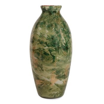 Verdant Marble Vase