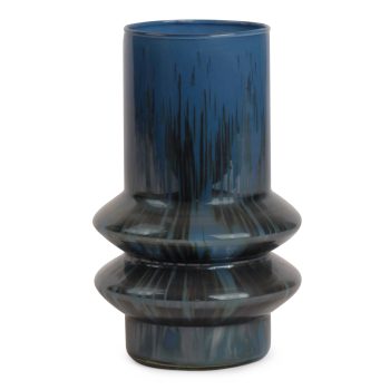 Indigo Orb Vase