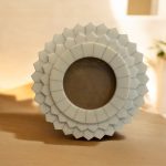 Ivory Floral Photoframe