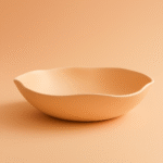 Ripple-Edged Bowl--Pastel Pink